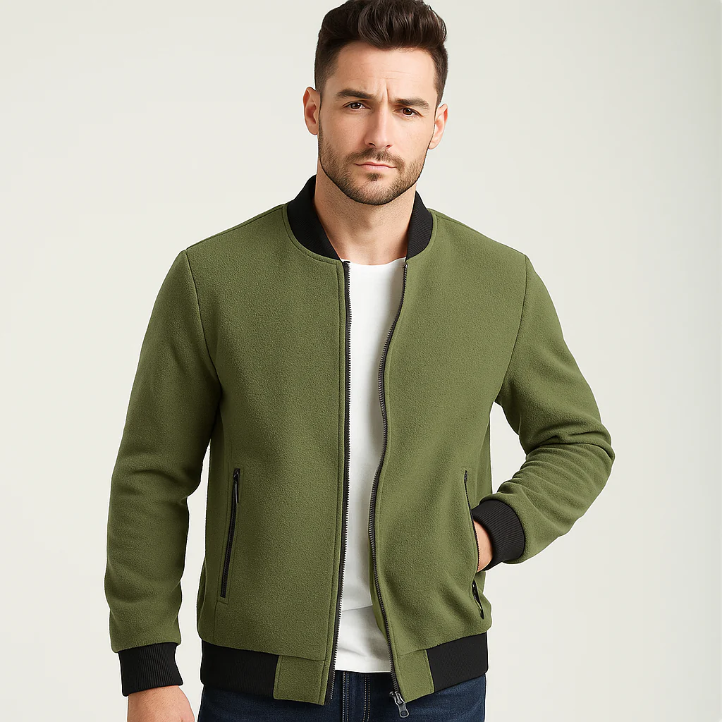 Veste à Zip en Fleece Oliver Varm - Douce - Isolante - Confort - Image 3