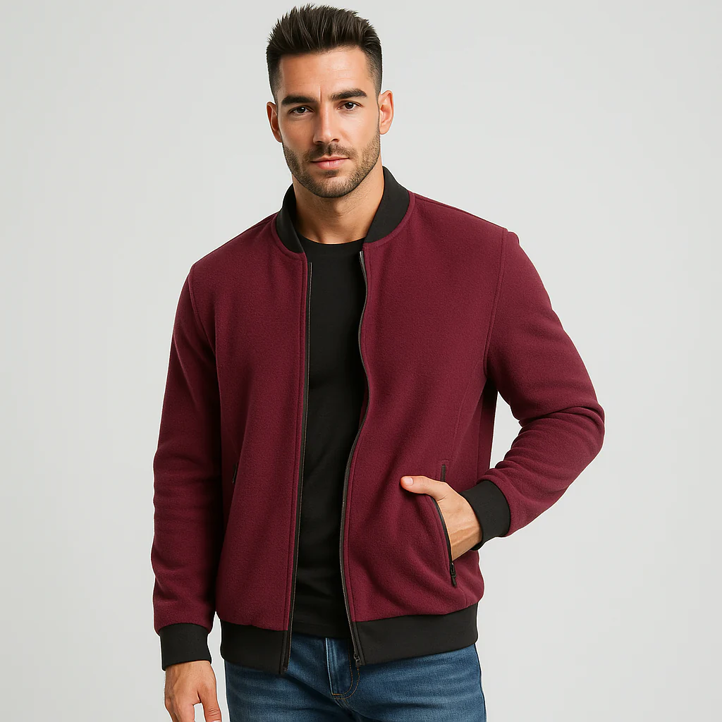 Veste à Zip en Fleece Oliver Varm - Douce - Isolante - Confort - Image 5
