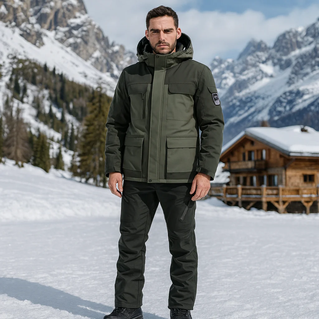 Veste de ski pour homme Frostmark Premium – combinaison coupe-vent et imperméable - Image 3
