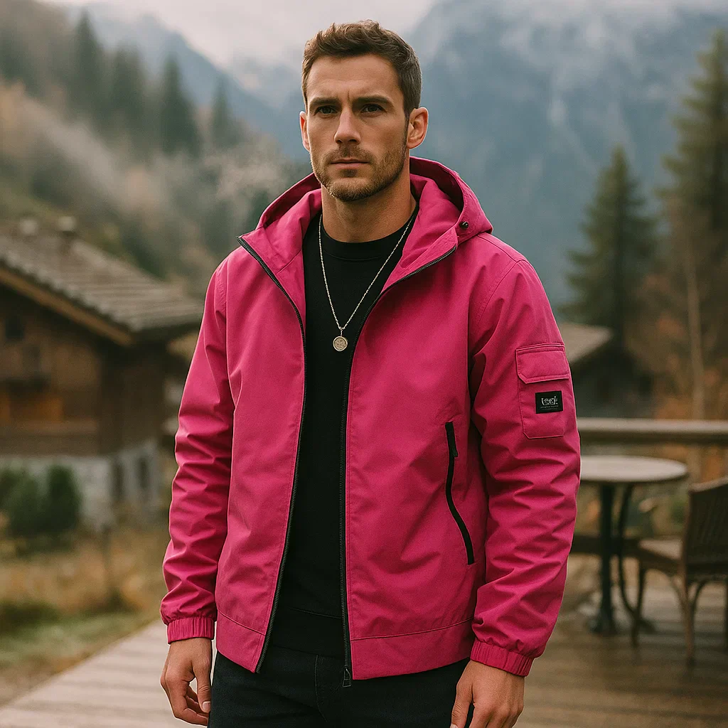 Veste de ski pour homme imperméable avec capuche - Image 3