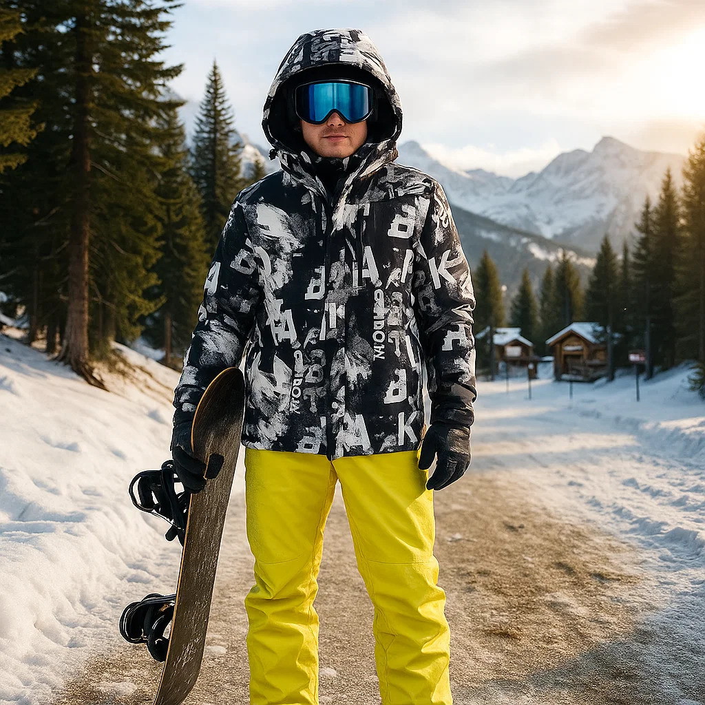 Veste de ski pour homme isolée et imperméable – combinaison de snowboard - Image 5