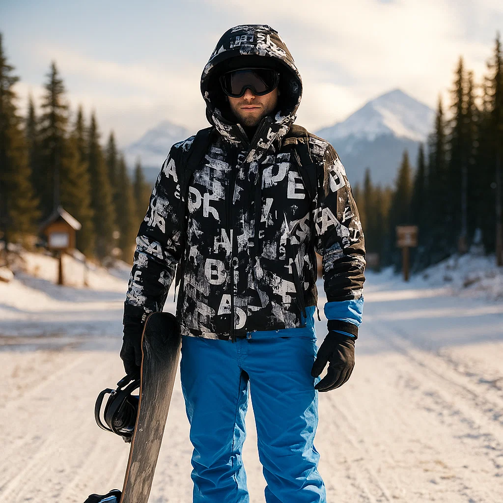 Veste de ski pour homme isolée et imperméable – combinaison de snowboard - Image 6