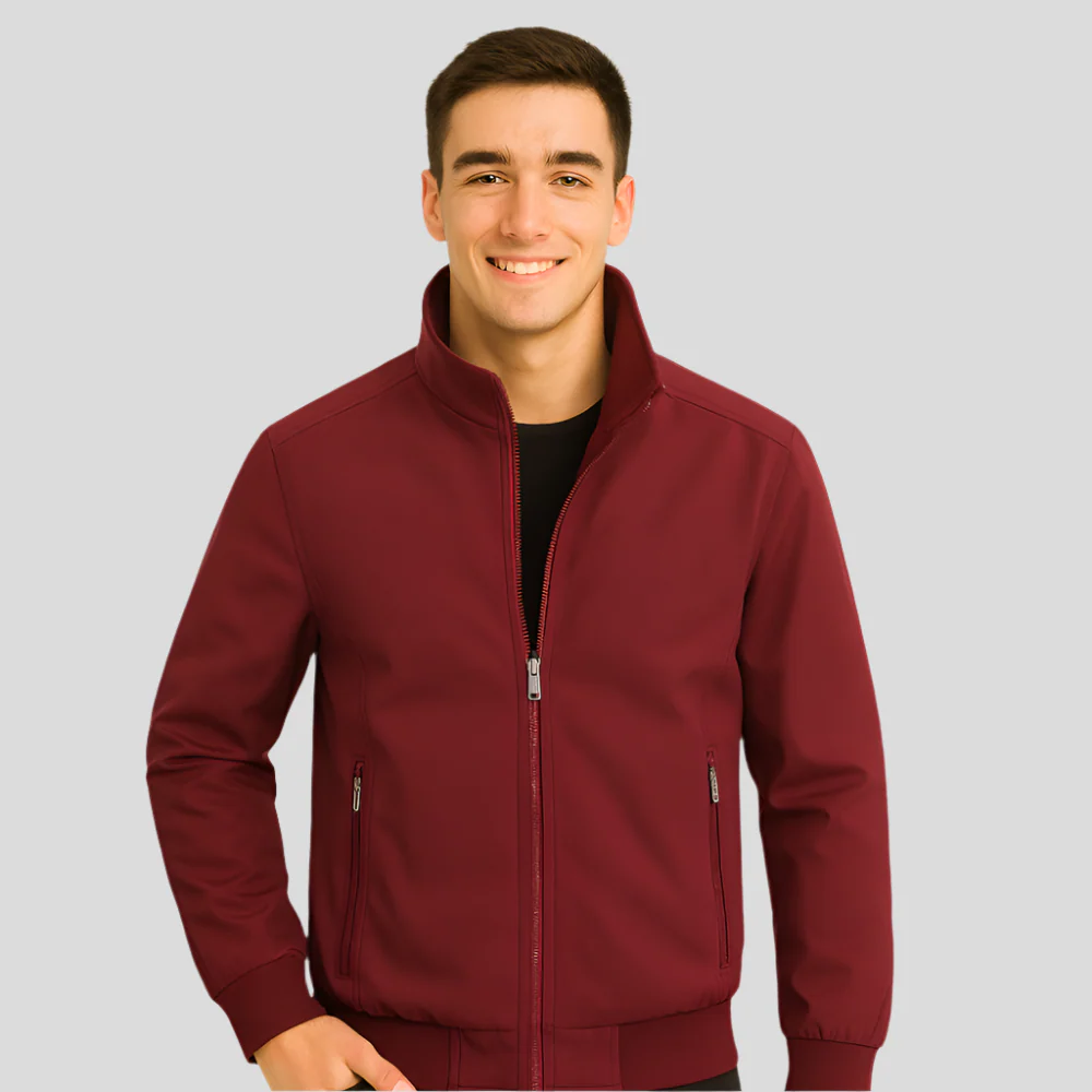 Veste Décontractée pour Hommes - Col Montant - Confort & Style - Image 5