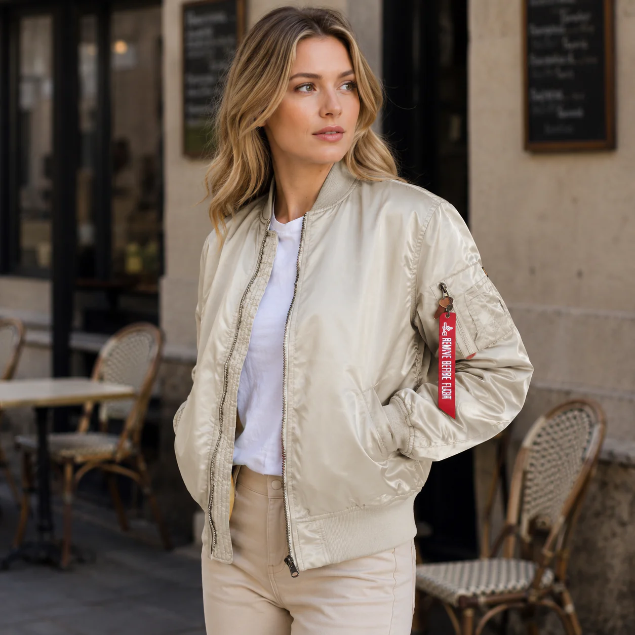 Veste Pilote MA-1 Femme – Style & Confort Intemporel - Image 6