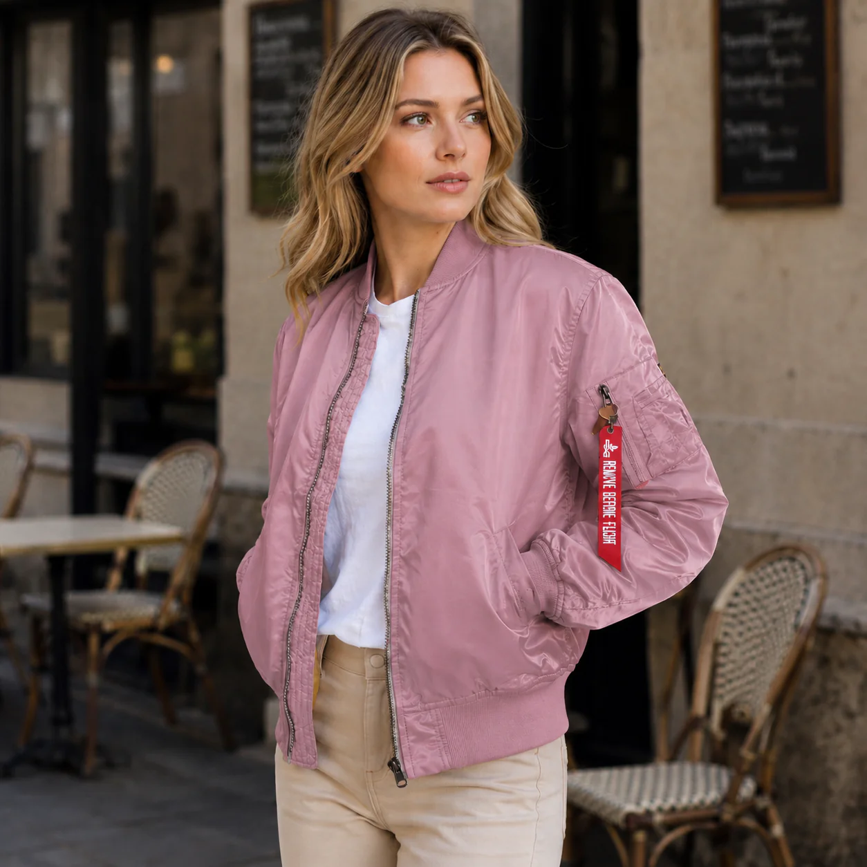 Veste Pilote MA-1 Femme – Style & Confort Intemporel - Image 8