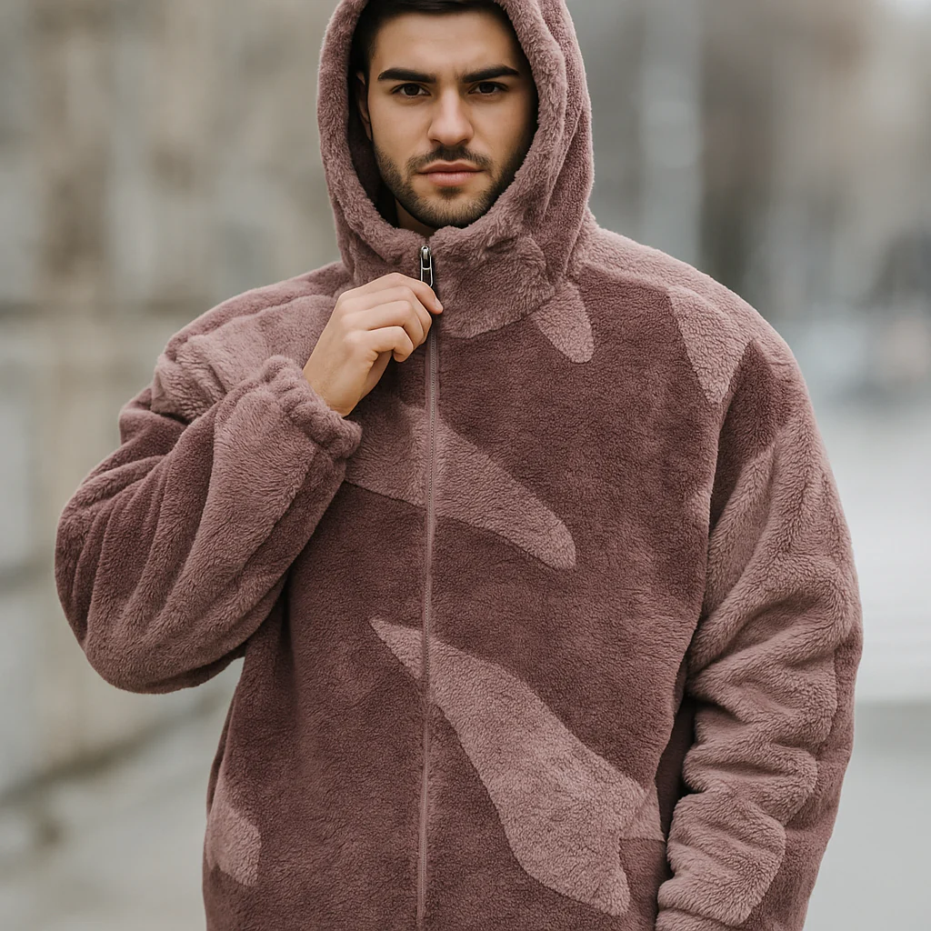 Veste Polaire Homme – Style Urbain & Confort Hivernal - Image 4