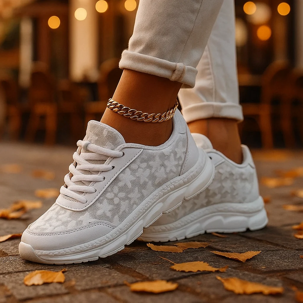Parisfemme - Baskets orthopédiques de luxe - Femmes - Confort ergonomique