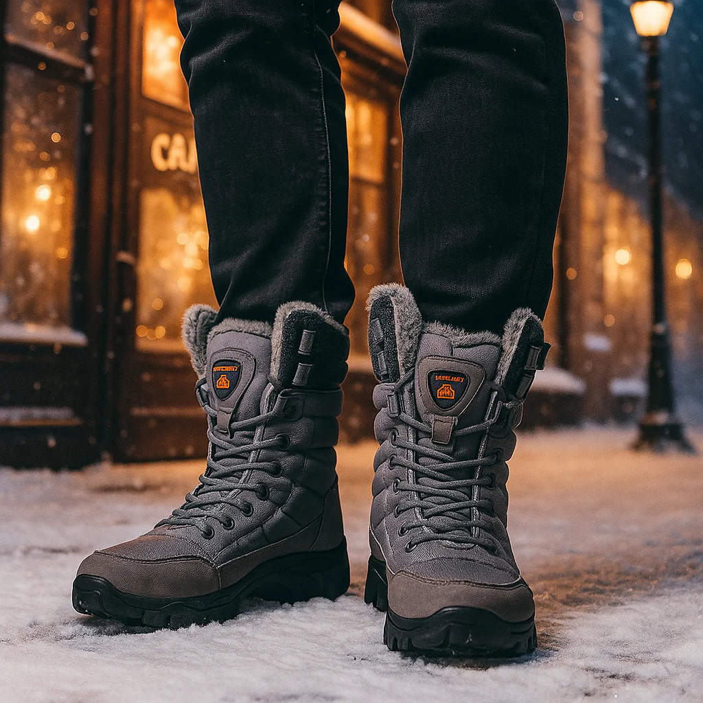 Parisfemme – Chaussures de Randonnée et de Neige d'Hiver