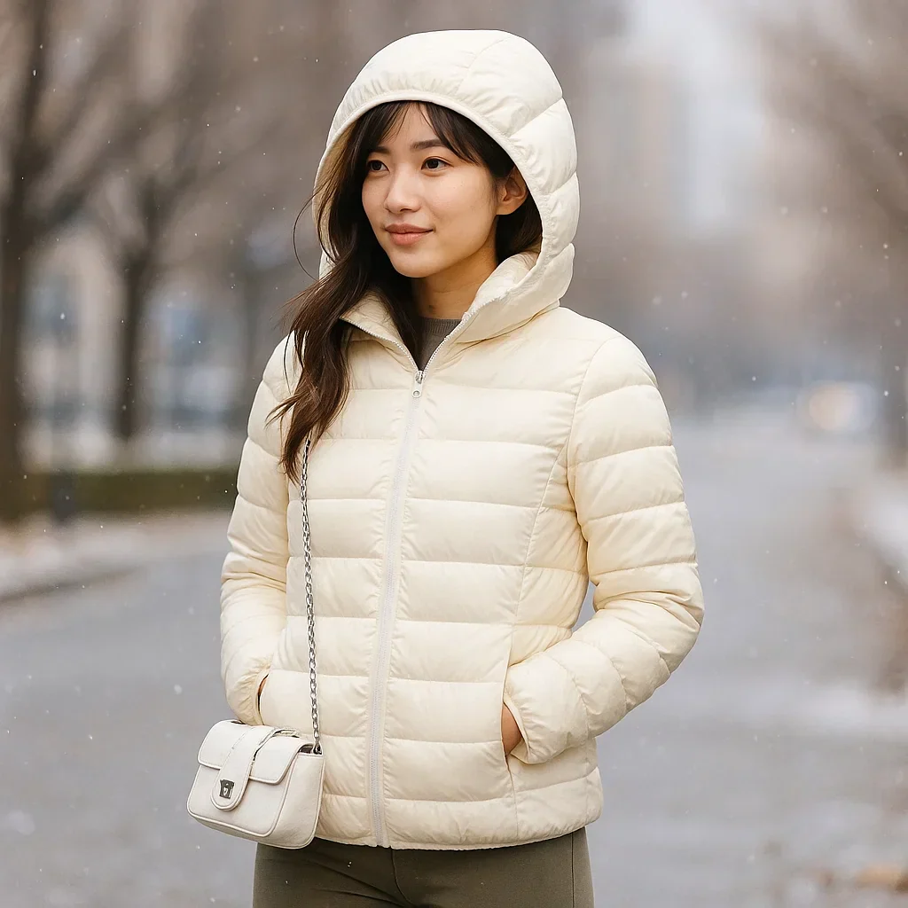 Parisfemme Doudoune Réversible Femme - 2-en-1 - Chaude - Légère - Hiver - Image 16