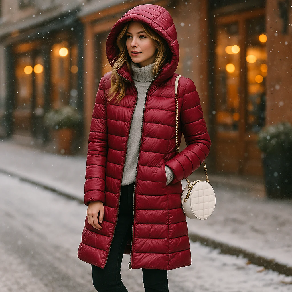 Parisfemme - Doudoune ultralégère femme - Veste à capuche - Image 6