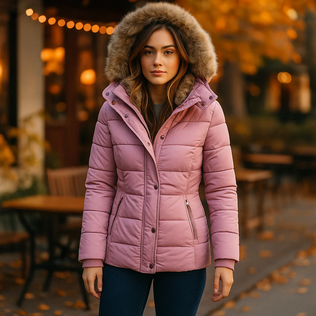 Parisfemme - Veste d'hiver féminine THE MIRANDA - Chaude Élégante - Image 7
