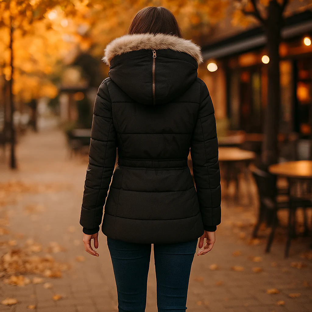 Parisfemme Wolff - Veste d'hiver femme - chaude - fourrure - doublée - Image 7
