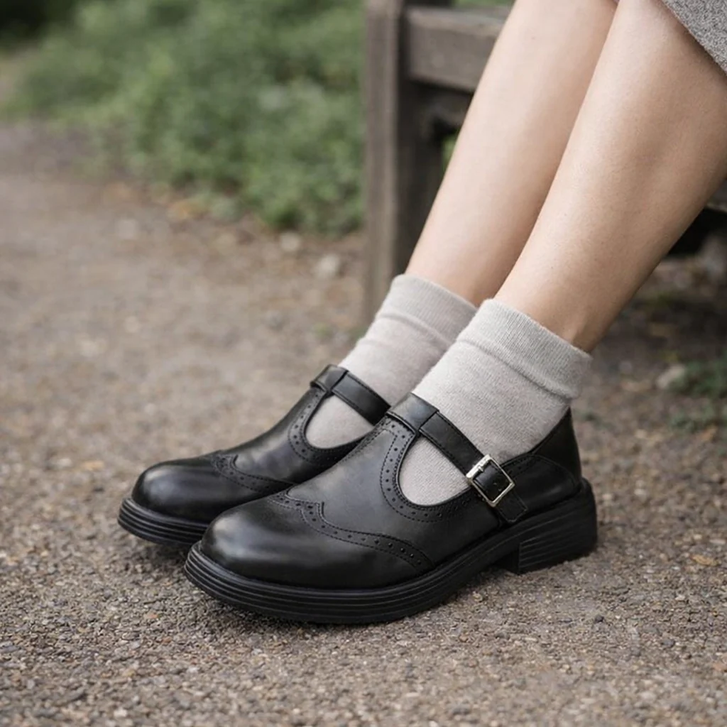 Chaussures Mary Jane pour Femmes | Ballerines Confortables | Semelle Orthopédique, Doublure Respirante - Image 2