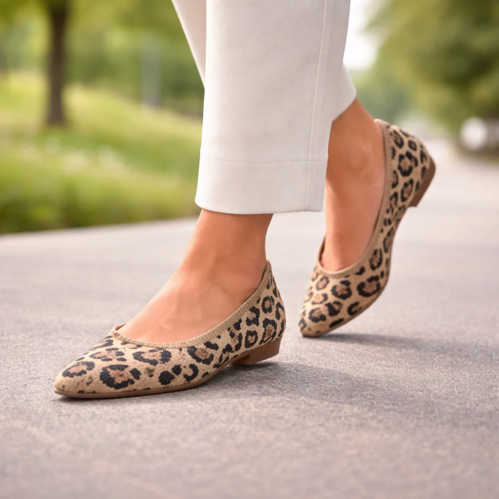 Ballerines pour femmes | Bout pointu, Léger | Glissement confortable - Image 3