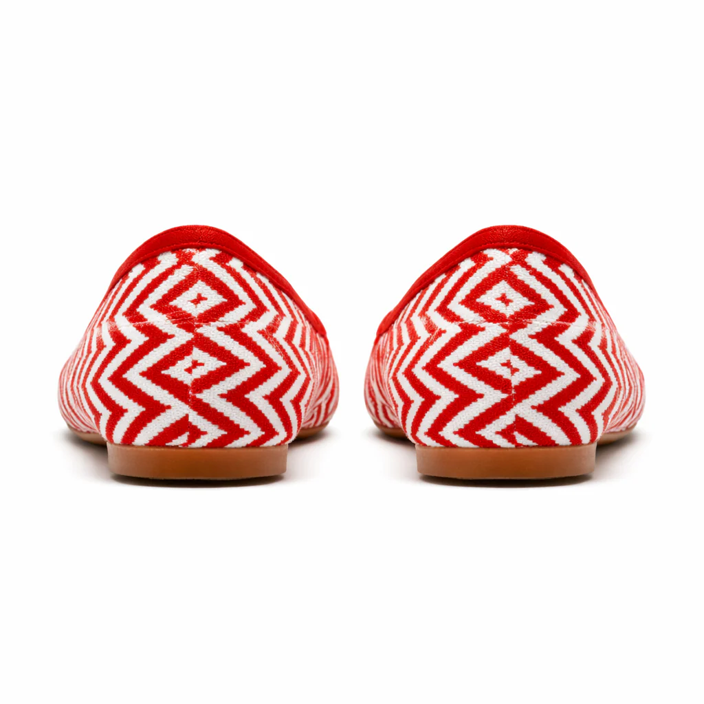 Ballerines pour Femmes | Motif Zigzag, Semelle Souple | Confort Quotidien - Image 8