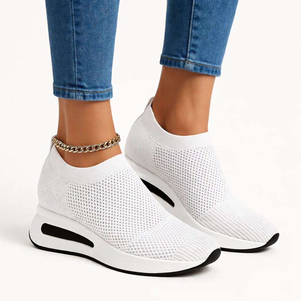 Baskets Compensées Respirantes pour Femmes | Élégantes, Confortables - Image 3