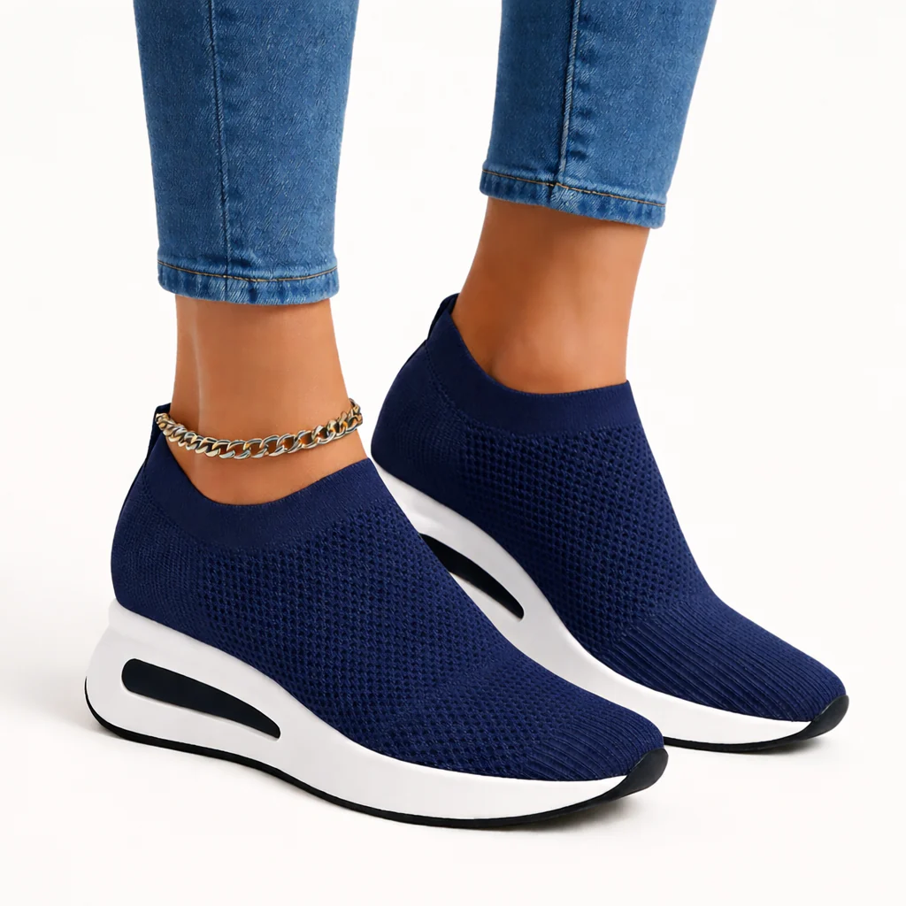 Baskets Compensées Respirantes pour Femmes | Élégantes, Confortables - Image 4