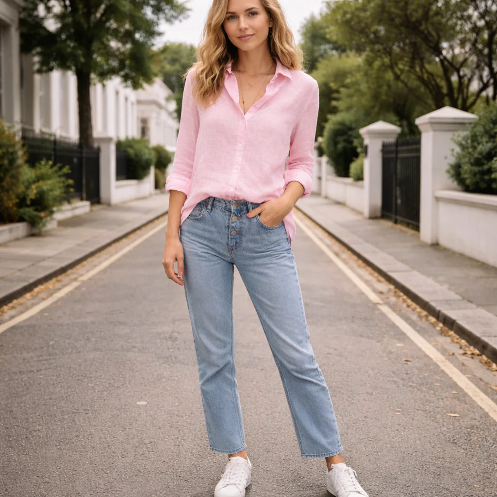 Blouse en lin femme | Respirant | Coupe décontractée - Image 6