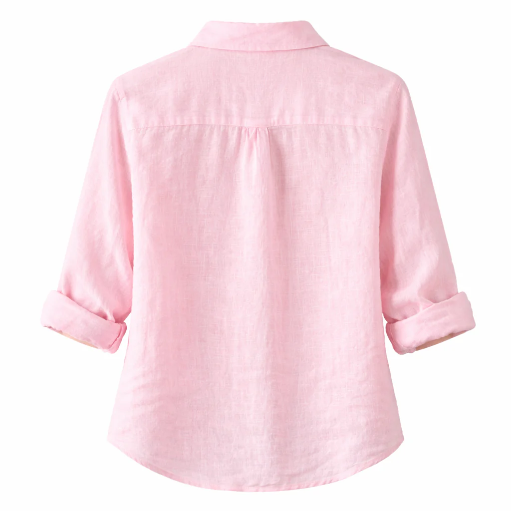 Blouse en lin femme | Respirant | Coupe décontractée - Image 8